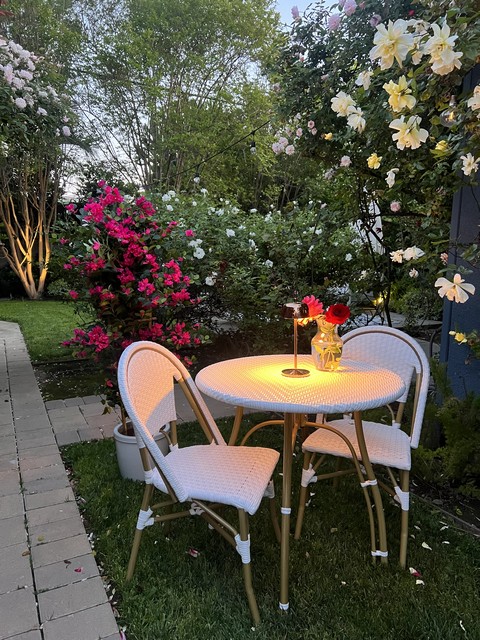 Kylie Rattan Bistro Table- PAT4011C-Outdoor